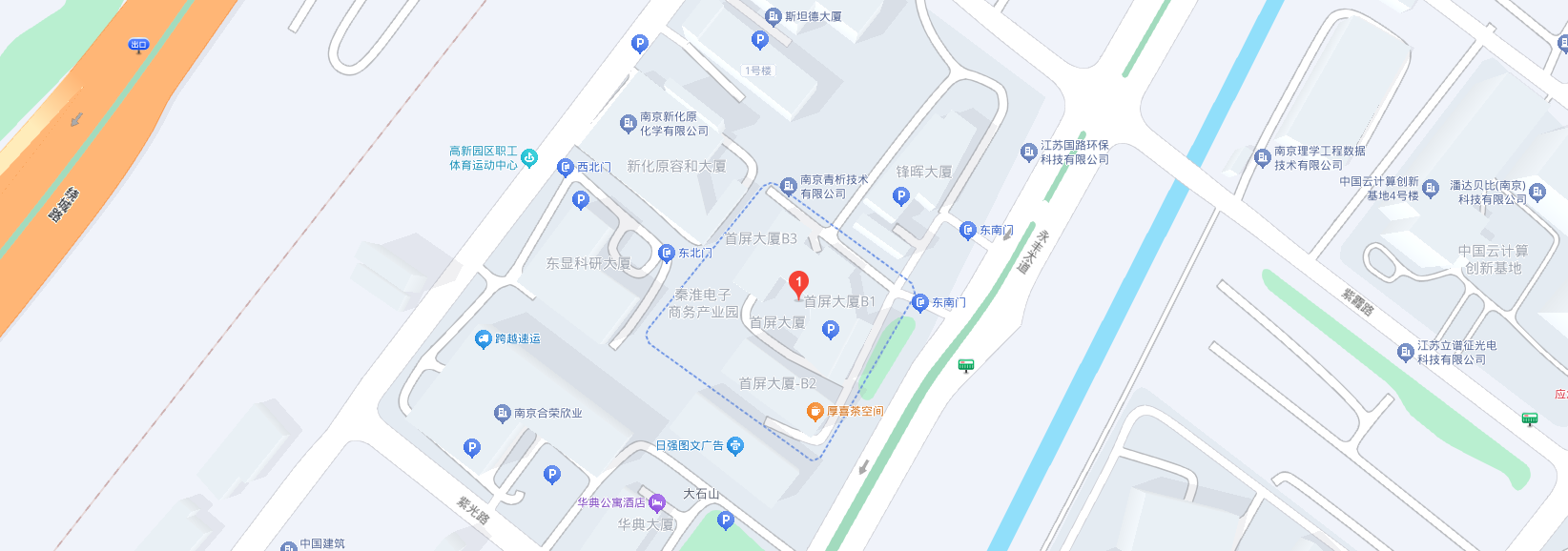 南京市秦淮区永丰大道12号首屏大厦